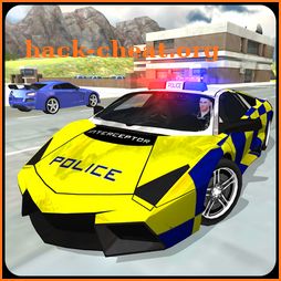 City Police Car Driving Chase icon