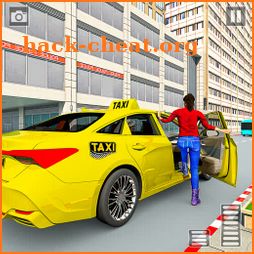 City Taxi Driving Car Games icon