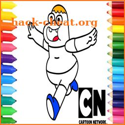 Clarence coloring game icon