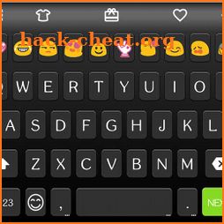 Classic Black Emoji Keyboard icon