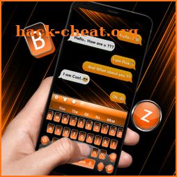 Classic Black Orange keyboard Theme icon