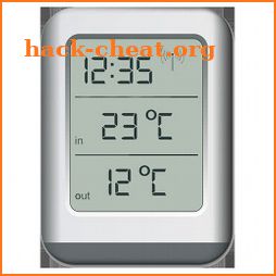 Classic thermometer icon