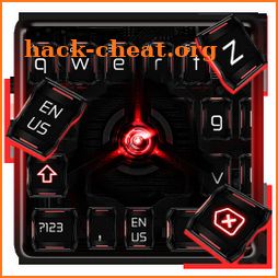 Classy Red Black Keyboard Theme icon