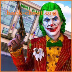 Clown Crime City Mafia: Bank Robbery Game icon
