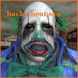 clown head haunted house granny game clown games icon