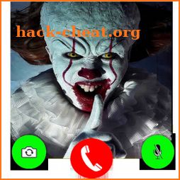 clown’s pennywise chat video & call clownell icon