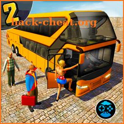Coach Bus Hill Road Simulator- Free Euro Bus Games icon
