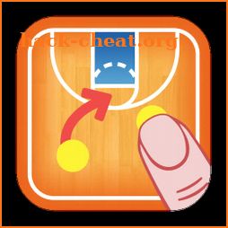 Coach Tactic Board: Basketball icon