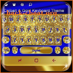 Cobalt and Gold Keyboard Theme icon