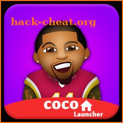 CoCo Launcher - Black Emoji Theme ,Sweet Launcher icon