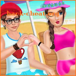 College girl date makeover - Beach dress up party icon