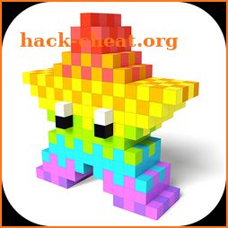 Color by Number 3D - Voxel Pixel Art Coloring Book icon
