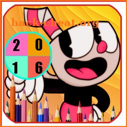 color by number cuphead icon