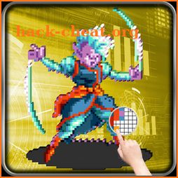 Color By Number DBZ Pixel Art images icon