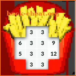 Color by Number Food Pixel Art icon