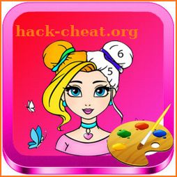 Color by Number for Girls : Girls Coloring Book icon