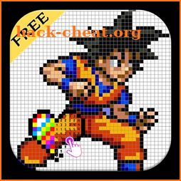 Color By Number : Goku Dragon Super Sandbox Pixel icon