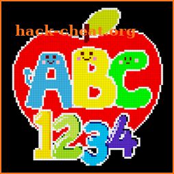 Color by Number Learn For Kids: Pixel Art Coloring icon