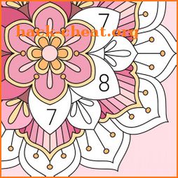 Color by Number – Mandala Book icon