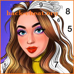 Color By Number, Paint coloring book - Girly Color icon