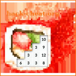 Color By Number: Sushi Pixel Art icon