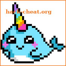 Color by number - Unicorns Pixel Art icon