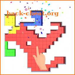 Color Fill Block 3D icon