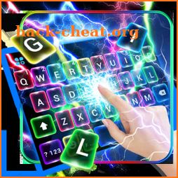 Color Flash Lightning Keyboard Theme icon