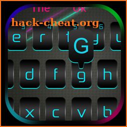 Color Fluorescent Black keyboard icon