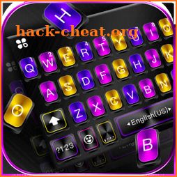 Color Metal Black Keyboard Background icon