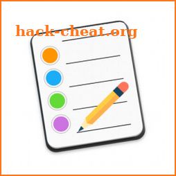 Color notepad - notes - widget icon