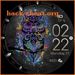 Color Owl Watch Face Wear OS icon
