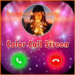 Color Screen-color phone, call flash,call reminder icon