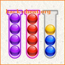Color Sorting ball icon
