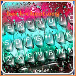 Color Water Drops Keyboard Theme icon