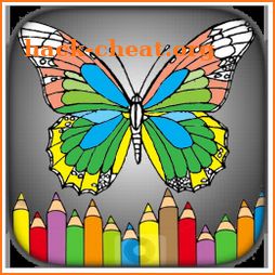ColorBook: Butterfly Coloring Pages icon