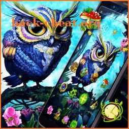 Colorful Artistry Forest Owl Theme icon