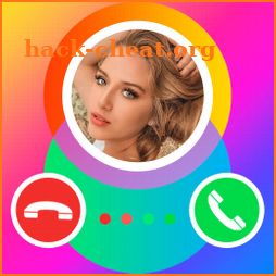 Colorful call screen icon