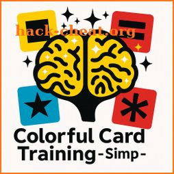 Colorful Card Training -Simple icon
