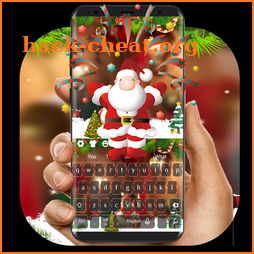 Colorful Christmas Keyboard icon