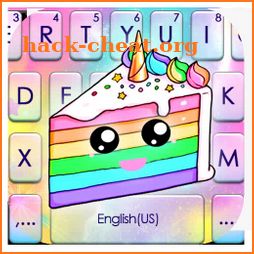 Colorful Cute Cake Keyboard Theme icon