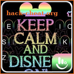 Colorful Cute Mouse Keep Calm Keyboard Theme icon
