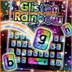 Colorful Glisten Rainbow Keyboard Theme icon