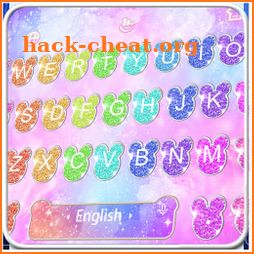 Colorful Glitter Minny Keyboard Theme icon