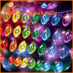 Colorful Jewels Keyboard Theme icon