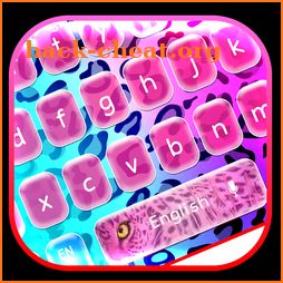Colorful Leopard Print Keyboard Theme icon