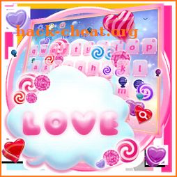 Colorful Love Pastel Keyboard Theme icon