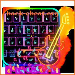 Colorful Neon Guitar Keyboard Gravity Theme🎨🎸 icon