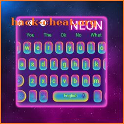 Colorful Neon Keyboard Theme icon