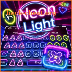Colorful Neon LED Light Keyboard Theme icon